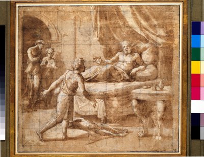 Esau claiming Isaac
